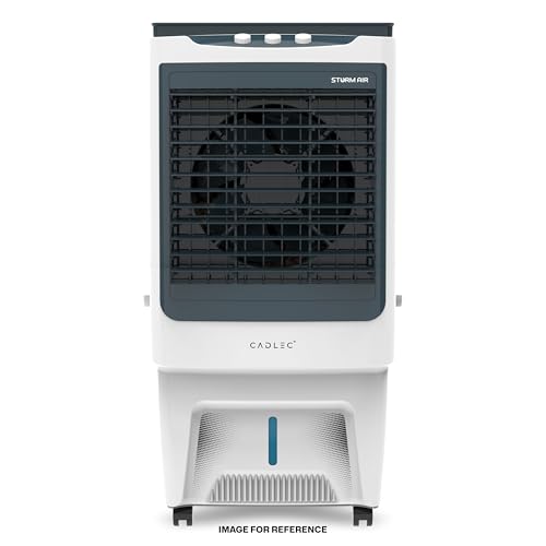 Cadlec StromAir 100L Desert Air Cooler | High Speed Fan | 30Ft Powerful Air Throw | Inverter Compatible | 3 Year Warranty