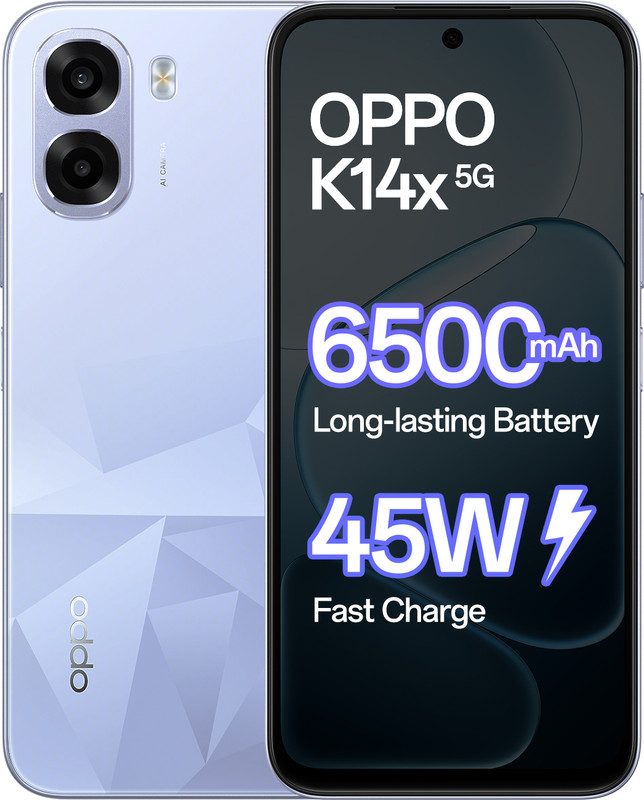 OPPO K14x 5G (Icy Blue, 128 GB)(4 GB RAM)
