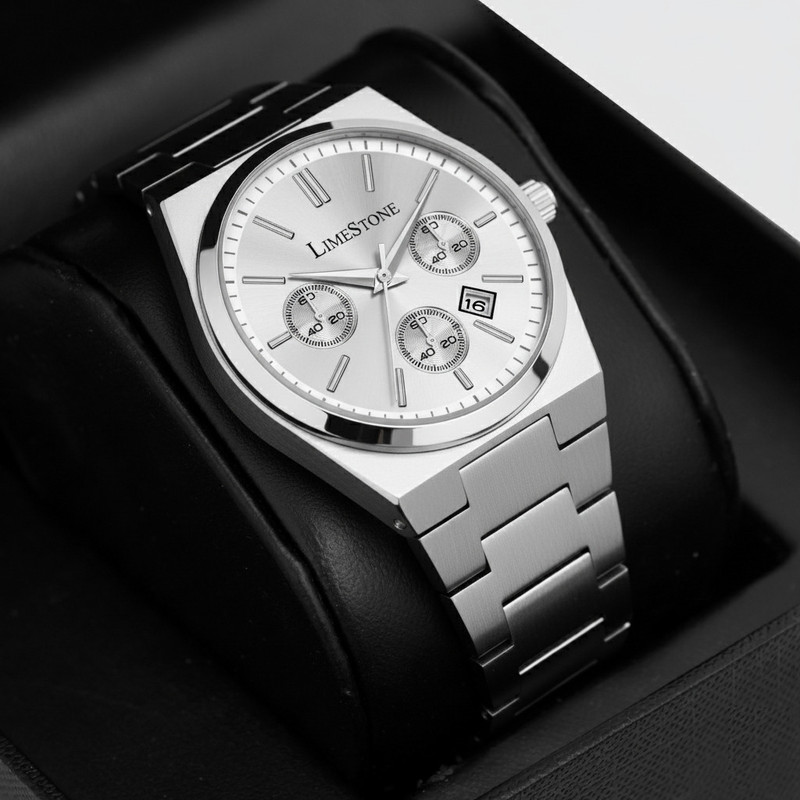 LIMESTONE Date Display Classic PRX Chronograph Quartz Date Display Classic PRX Chronograph Quartz Analog Watch  – For Men