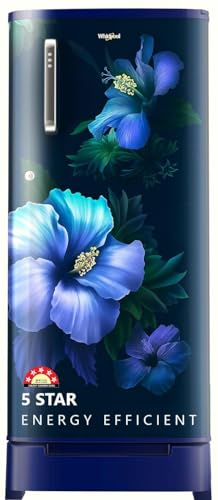 Whirlpool 184 L 5 Star Direct-Cool Single Door Refrigerator with Intellisense Inverter Compressor (205 WDE ROY 5S Inv SAPPHIRE SPRING-Y, Blue, 2026 Model)