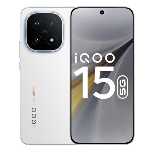iQOO 15 (Legend, 12GB RAM, 256GB Storage) | Fastest Snapdragon 8 Elite Gen 5 Processor* | Origin OS 6 – Out of The Box* | Samsung 2K M14 Lead OLED Display