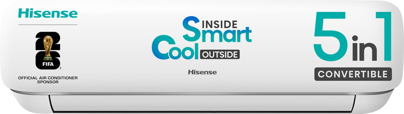 Hisense 2026 Model 1.5 Ton 3 Star Split Inverter with Wi-fi AC(AS-18TW4RXSKO02, White)