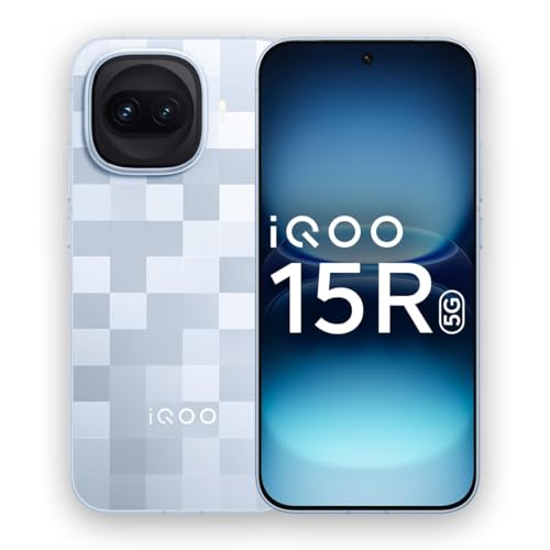 iQOO 15R (Triumph Silver, 12GB RAM, 256GB Storage) | Snapdragon® 8 Gen 5 Processor | India’s Slimmest Smartphone in 7600mAh Battery* | Segment’s Most Stable 144FPS Gaming*