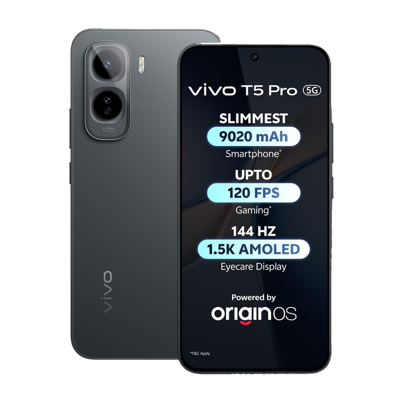 vivo T5 Pro 5G (Cosmic Black, 128 GB)(8 GB RAM)