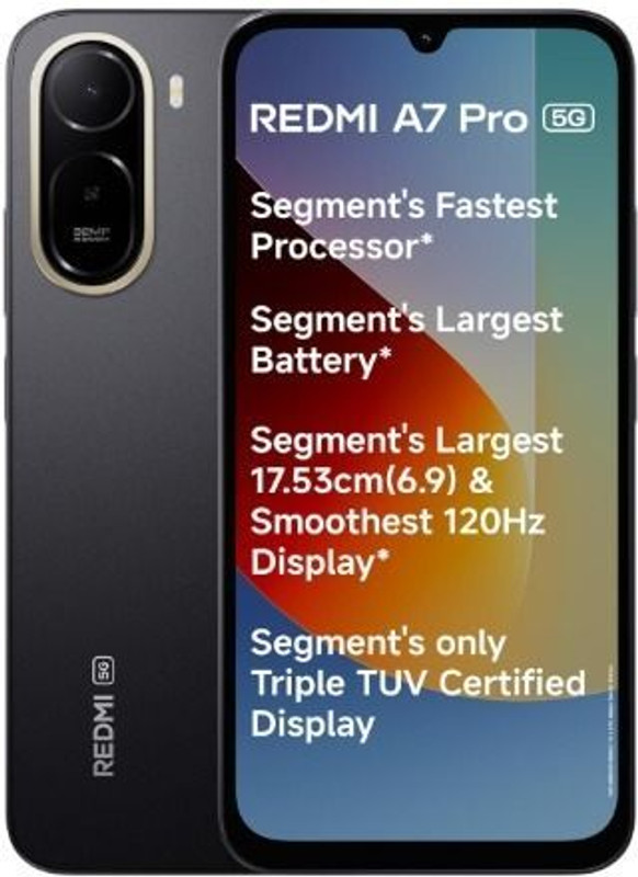 REDMI A7 Pro 5G (Black, 64 GB)(4 GB RAM)